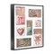 Stupell Industries Vintage Feminine Matchbooks Framed Giclee, design by Elizabeth Medley
